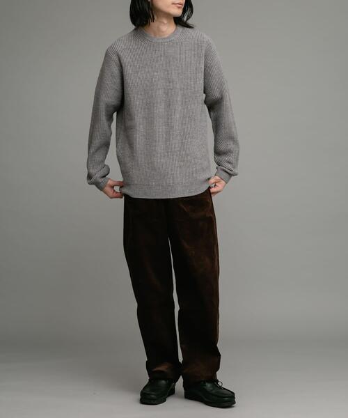 【セール】ウォッシャブルウール混ニットプルオーバー（ニット/セーター）｜URBAN RESEARCH Sonny Label（アーバンリサーチサニーレーベル） wif.tv