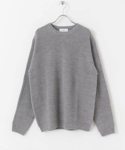 【セール】ウォッシャブルウール混ニットプルオーバー（ニット/セーター）｜URBAN RESEARCH Sonny Label（アーバンリサーチサニーレーベル） wif.tv