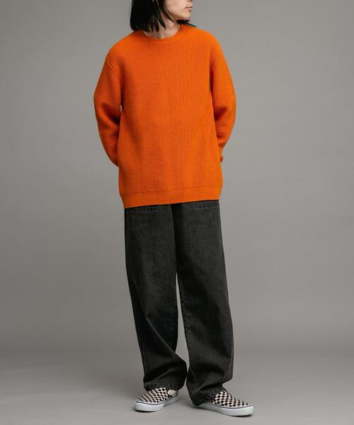 【セール】ウォッシャブルウール混ニットプルオーバー（ニット/セーター）｜URBAN RESEARCH Sonny Label（アーバンリサーチサニーレーベル） wif.tv