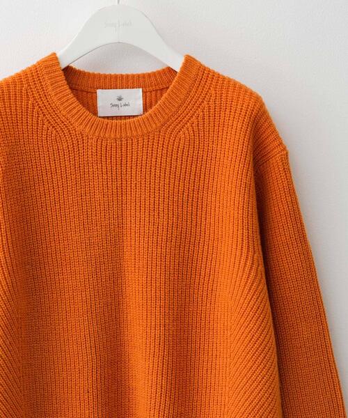 【セール】ウォッシャブルウール混ニットプルオーバー（ニット/セーター）｜URBAN RESEARCH Sonny Label（アーバンリサーチサニーレーベル） wif.tv