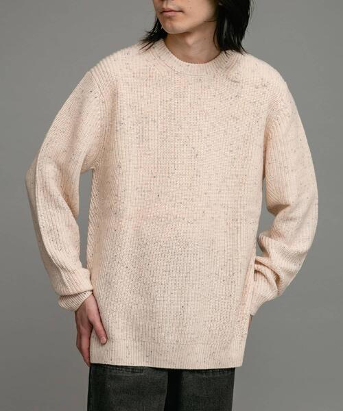 【セール】ウォッシャブルウール混ニットプルオーバー（ニット/セーター）｜URBAN RESEARCH Sonny Label（アーバンリサーチサニーレーベル） wif.tv