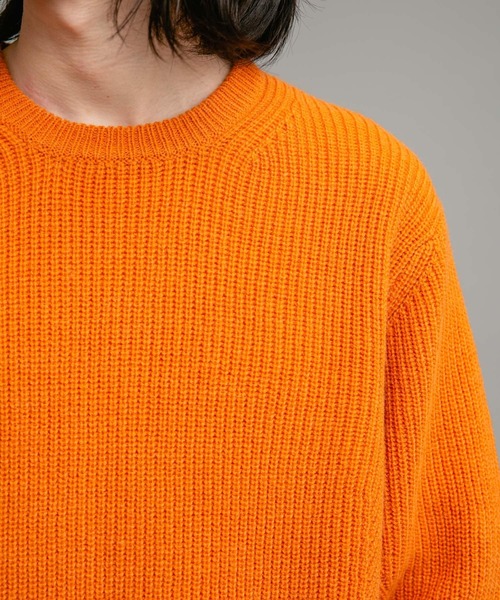 【セール】ウォッシャブルウール混ニットプルオーバー（ニット/セーター）｜URBAN RESEARCH Sonny Label（アーバンリサーチサニーレーベル） wif.tv