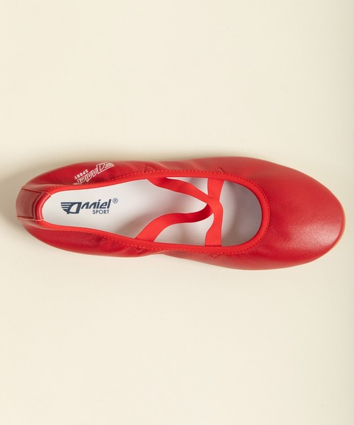 ANNIEL 革 クロスバレエシューズ（バレエシューズ