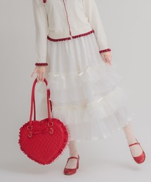 fluffy lace スカート
