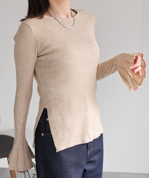 model：162cm 着用サイズ：F