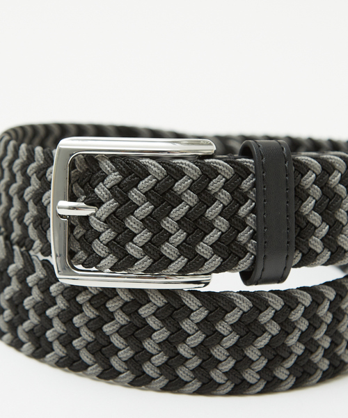 ABAHOUSE GRAY（アバハウスグレイ）の「【ストレッチ】ゴムメッシュ ベルト（ベルト・メンズ・ブルー/ホワイト/ベージュ/ネイビー/ブラック/グレー・フリー）」の12枚目の写真