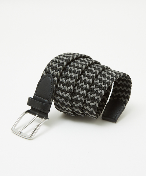 ABAHOUSE GRAY（アバハウスグレイ）の「【ストレッチ】ゴムメッシュ ベルト（ベルト・メンズ・ブルー/ホワイト/ベージュ/ネイビー/ブラック/グレー・フリー）」の13枚目の写真