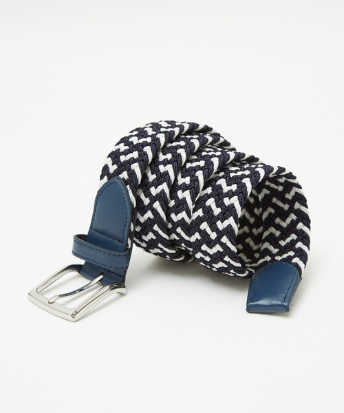 ABAHOUSE GRAY（アバハウスグレイ）の「【ストレッチ】ゴムメッシュ ベルト（ベルト・メンズ・ブルー/ホワイト/ベージュ/ネイビー/ブラック/グレー・フリー）」の17枚目の写真