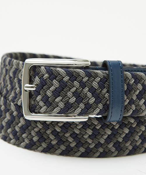 ABAHOUSE GRAY（アバハウスグレイ）の「【ストレッチ】ゴムメッシュ ベルト（ベルト・メンズ・ブルー/ホワイト/ベージュ/ネイビー/ブラック/グレー・フリー）」の18枚目の写真