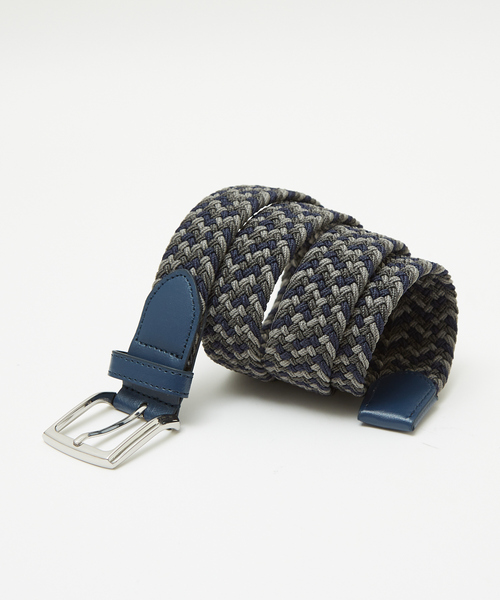 ABAHOUSE GRAY（アバハウスグレイ）の「【ストレッチ】ゴムメッシュ ベルト（ベルト・メンズ・ブルー/ホワイト/ベージュ/ネイビー/ブラック/グレー・フリー）」の19枚目の写真