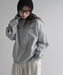 COURO | テキスト刺繍ルーズシルエットスウェット(スウェット)