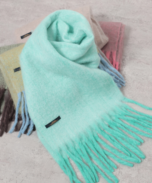 JOURNAL STANDARD relume（ジャーナルスタンダード　レリューム）の「RELUME マフラー（マフラー・レディース・チャコールグレー/カーキ/ピンク/イエロー/ブルー・FREE）」の10枚目の写真