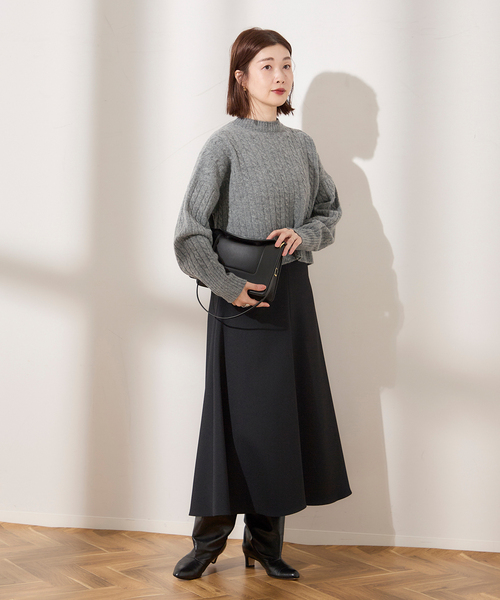 【極美品】journalstandardL'essage Mix ケーブルニット journal standard L'essage（ジャーナルスタンダードレサージュ）の