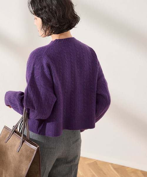 セール】ケーブルショートプルオーバー（ニット/セーター）｜journal