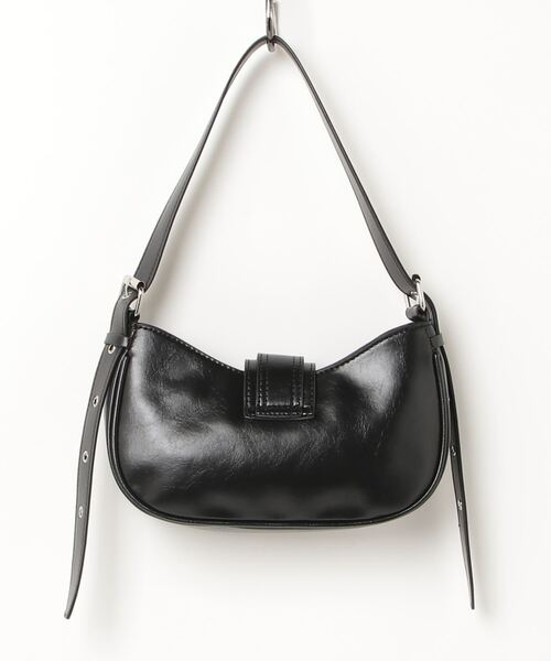 atmos pink（アトモスピンク）の「atmos pink Vegan Leather Belt Bag / アトモス ピンク ビーガン レザー ベルト バッグ（ショルダーバッグ・レディース・ブラック・FREE）」の3枚目の写真