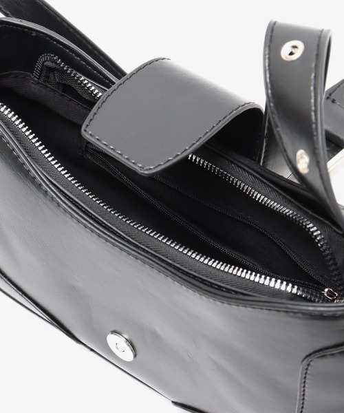 atmos pink（アトモスピンク）の「atmos pink Vegan Leather Belt Bag / アトモス ピンク ビーガン レザー ベルト バッグ（ショルダーバッグ・レディース・ブラック・FREE）」の9枚目の写真