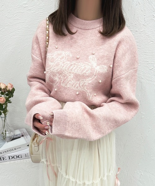 セール】ジャガードパールニット【ZOZOTOWN限定アイテム】（ニット