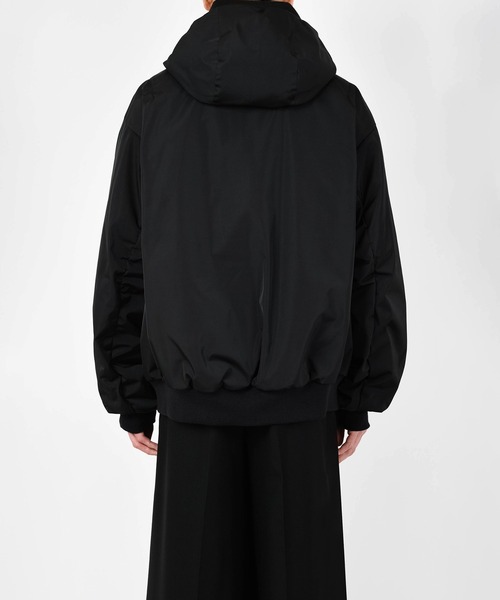 LAD MUSICIAN（ラッドミュージシャン）の「HOODED MA-1（MA-1・メンズ・ブラック/ダークネイビー・42/44/46）」の5枚目の写真