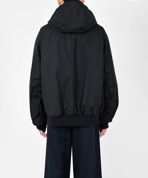 LAD MUSICIAN（ラッドミュージシャン）の「HOODED MA-1（MA-1・メンズ・ブラック/ダークネイビー・42/44/46）」の12枚目の写真