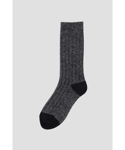 MARGARET HOWELL(マーガレットハウエル)の「WOOL SILK SOCK(ソックス/靴下・レディース・グレー系その他3/オレンジ系その他2/ブラウン系その他5・FREE)」の1枚目の写真