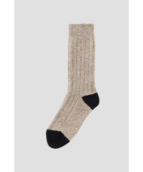 MARGARET HOWELL(マーガレットハウエル)の「WOOL SILK SOCK(ソックス/靴下・レディース・グレー系その他3/オレンジ系その他2/ブラウン系その他5・FREE)」の2枚目の写真