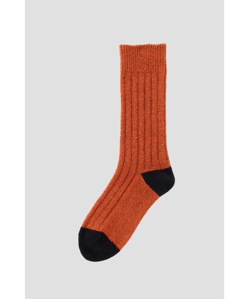 MARGARET HOWELL(マーガレットハウエル)の「WOOL SILK SOCK(ソックス/靴下・レディース・グレー系その他3/オレンジ系その他2/ブラウン系その他5・FREE)」の3枚目の写真