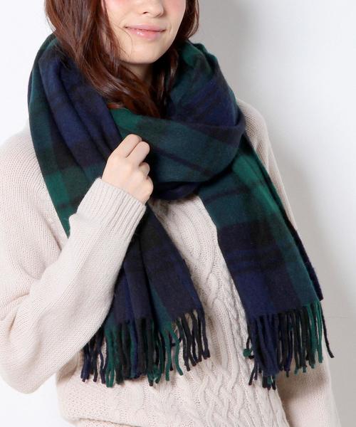 スコティッシュトラディション 大判チェックストール 【公式通販】