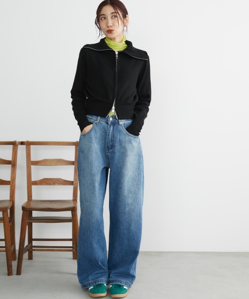 Auntie Rosa Holiday(アンティローザホリデー)の「ビッグポケットルーズデニムパンツ / サイズ展開あり(デニムパンツ・レディース・ブルー・SMALL/MEDIUM)」の9枚目の写真