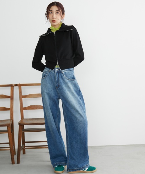 Auntie Rosa Holiday(アンティローザホリデー)の「ビッグポケットルーズデニムパンツ / サイズ展開あり(デニムパンツ・レディース・ブルー・SMALL/MEDIUM)」の11枚目の写真
