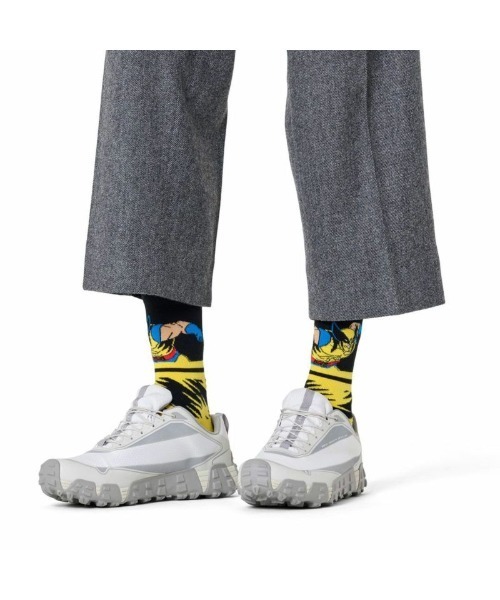 Happy Socks(ハッピーソックス)の「【66】【HAPPY SOCKS × Marvel】Limited X-MEN SOCKS(ソックス/靴下・メンズ・ブラック/ブラック系その他/ネイビー・SMALL/MEDIUM)」の4枚目の写真