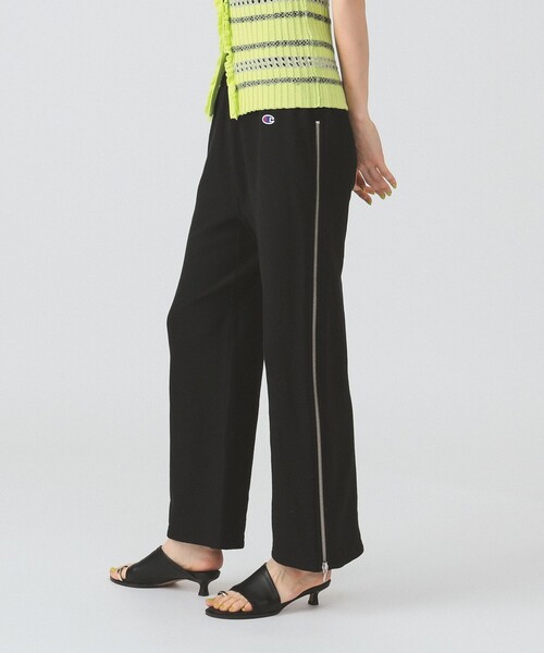 Ray BEAMS（レイビームス）の「【別注】Champion / リバースウィーブ(R) ロング パンツ（スウェットパンツ・レディース・ナチュラル/ブラック・SMALL/MEDIUM）」の8枚目の写真