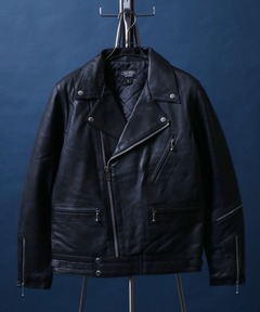 A|X アルマーニ エクスチェンジ ラムレザー ライダースジャケット￼￼ ARMANI EXCHANGE 革ジャン ライダース 「A|X アルマーニ