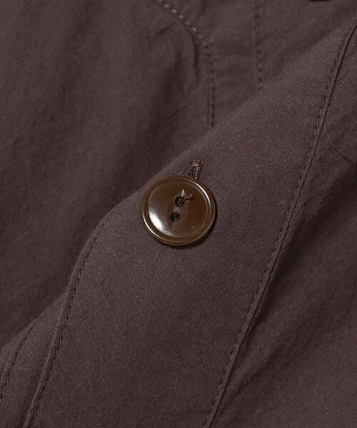 BEAMS BOY(ビームスボーイ)の「ショート ベースボール ショートスリーブ シャツ(シャツ/ブラウス・レディース・ホワイト系その他7/ダークブラウン・ONE SIZE)」の22枚目の写真