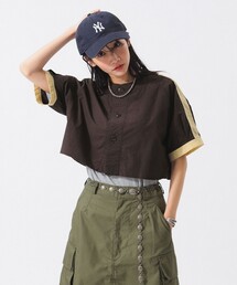 ショート ベースボール ショートスリーブ シャツ