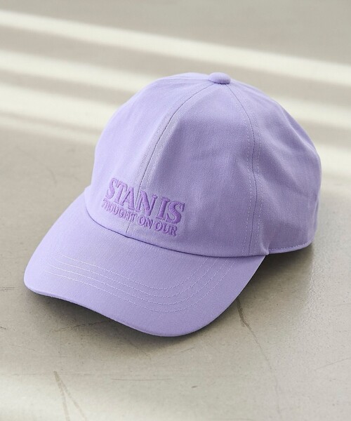 coen（コーエン）の「推しカラー刺繍キャップ（キャップ・レディース・ダークグレー/ライトピンク/ライトブルー/ライラック/ナチュラル/クリーム・FREE）」の5枚目の写真