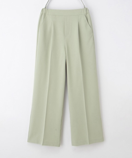 Honeys（ハニーズ）の「【ストレッチ・ウォッシャブル・イージーケア】美ージーストレート（股下６５ｃｍ）（スラックス・レディース・ブラック/ネイビー/ダークベージュ/ライトグレー/ライトグリーン・S/M/LL/L/3L）」の21枚目の写真