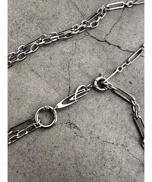 EMODA(エモダ)の「スペイシーEチェーンベルト(ベルト・レディース・シルバー・FREE)」の13枚目の写真