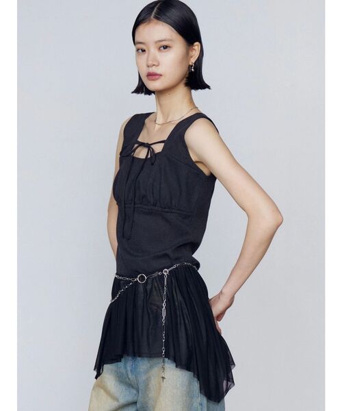 EMODA(エモダ)の「スペイシーEチェーンベルト(ベルト・レディース・シルバー・FREE)」の15枚目の写真