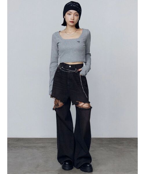 EMODA(エモダ)の「スペイシーEチェーンベルト(ベルト・レディース・シルバー・FREE)」の21枚目の写真