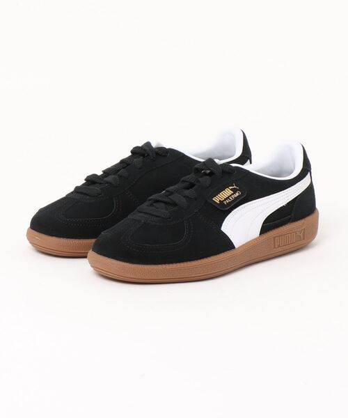 PAGEBOY(ページボーイ)の「PUMA PALERMO(スニーカー・レディース・ブラック/グレイッシュベージュ・LARGE/MEDIUM)」の1枚目の写真