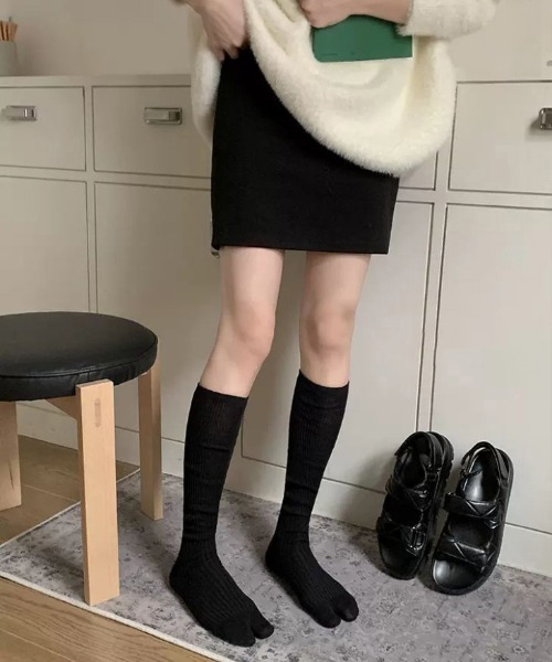 セール】足袋型 ハイソックス（ソックス/靴下）｜AMELY