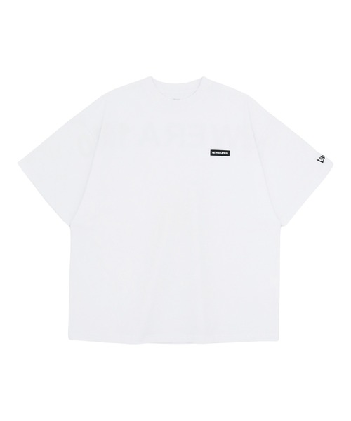 NEW ERA(ニューエラ)の「ニューエラ 半袖Tシャツ オーバーサイズ コットン(Tシャツ/カットソー・メンズ・ブラック/ホワイト/ベージュ・S/L/XL/M/XXL)」の1枚目の写真