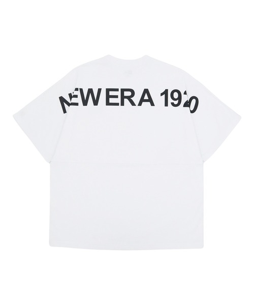 NEW ERA(ニューエラ)の「ニューエラ 半袖Tシャツ オーバーサイズ コットン(Tシャツ/カットソー・メンズ・ブラック/ホワイト/ベージュ・S/L/XL/M/XXL)」の4枚目の写真