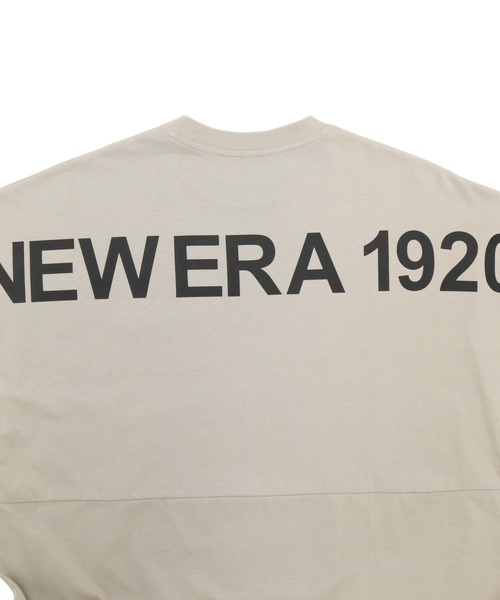 NEW ERA(ニューエラ)の「ニューエラ 半袖Tシャツ オーバーサイズ コットン(Tシャツ/カットソー・メンズ・ブラック/ホワイト/ベージュ・S/L/XL/M/XXL)」の13枚目の写真
