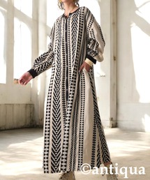 antiqua（アンティカ）の「インド綿シャツワンピース（シャツワンピース）」