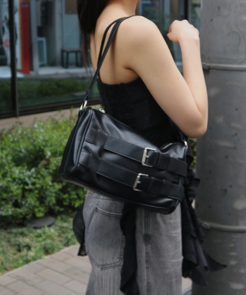 Double Belt Shoulder Bag / ダブルベルトショルダーバッグ 2WAY