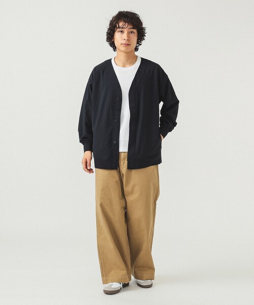 BEAMS（ビームス）の「EVALET（R） カーディガン（カーディガン/ボレロ・メンズ・チャコールグレー/ライトグレー/ネイビー・M/L/XL/S）」の9枚目の写真