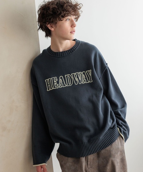 セール】アソート刺繍ロゴニットプルオーバー（ニット/セーター