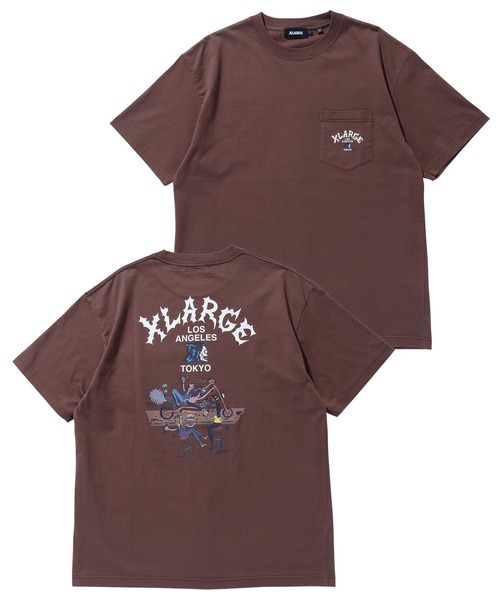 早い者勝ち XLARGE HANG OUT S/S POCKET TEE インパクト大◎ 早い者勝ち XLARGE HANG OUT S/S POCKET TEE インパクト大◎ (X