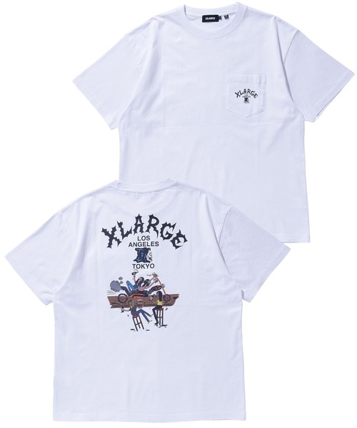 HANG OUT S/S POCKET TEE（Tシャツ/カットソー）｜XLARGE